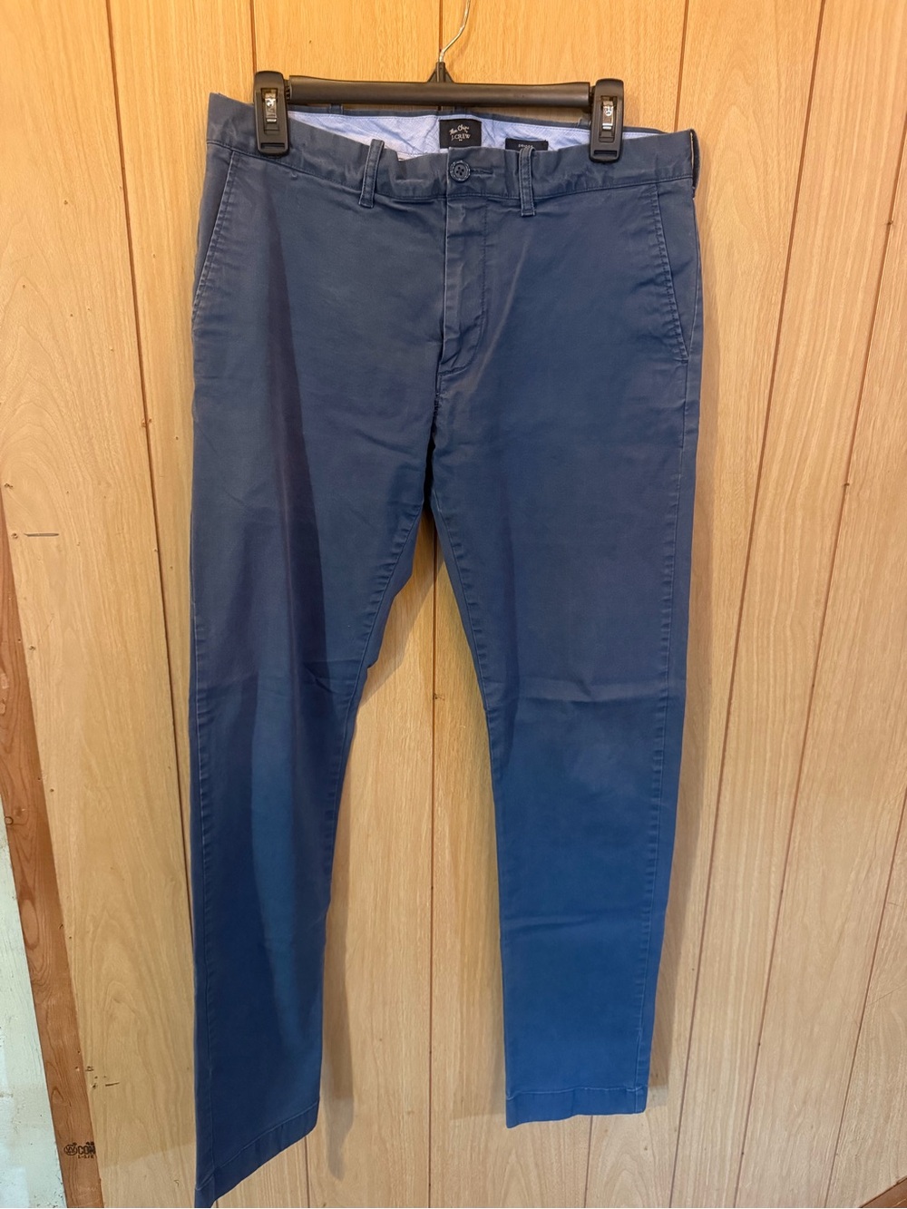 J. Crew Navy Blue Slim Chinos